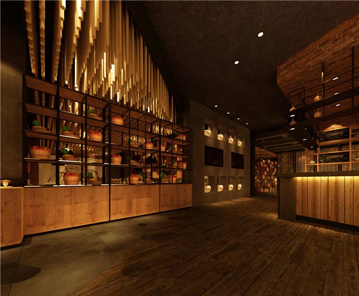 500平方充滿懷念的中式餐廳裝修設計方案解密